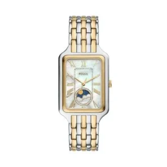 Orologio Raquel Sun Moon multifunzione in acciaio inossidabile bicolore