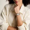 Orologio Raquel Sun Moon multifunzione in acciaio inossidabile bicolore