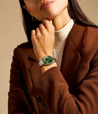 Orologio Scarlette a tre lancette con datario in acciaio inossidabile bicolore