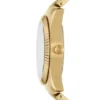 Orologio Scarlette a tre lancette con datario in acciaio inossidabile color oro