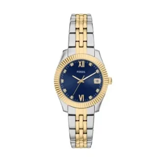 Orologio Scarlette a tre lancette in acciaio inossidabile bicolore