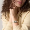 Orologio Sloan a tre lancette in acciaio inossidabile color oro