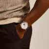 Orologio Townsman automatico in pelle blu navy