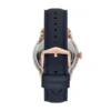 Orologio Townsman automatico in pelle blu navy