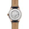 Orologio Townsman automatico in pelle blu navy