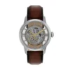 Orologio Townsman automatico in pelle marrone