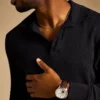 Orologio Townsman automatico in pelle marrone