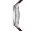 Orologio Townsman automatico in pelle marrone