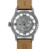 Orologio Townsman automatico in pelle marrone