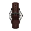 Orologio Townsman automatico in pelle marrone scuro