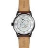 Orologio Townsman automatico in pelle marrone scuro