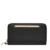 Portafoglio a busta con zip in pelle Liza