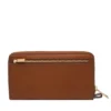 Portafoglio a busta con zip in pelle Liza