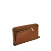 Portafoglio a busta con zip in pelle Liza