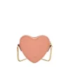 Portafoglio con zip superiore a forma di cuore