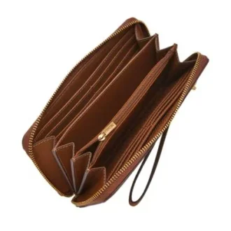 Portafoglio continentale con zip Lennox