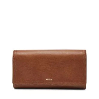Portafoglio Logan in pelle con patta RFID