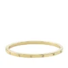 Sadie Shine Bright Bracciale rigido in acciaio inossidabile color oro