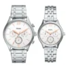 Set di orologi da polso multifunzione Fenmore con bracciale color argento