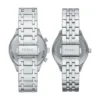 Set di orologi da polso multifunzione Fenmore con bracciale color argento