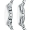 Set di orologi da polso multifunzione Fenmore con bracciale color argento