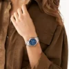 Set di orologi multifunzione bicolore in acciaio inossidabile per lui e per lei