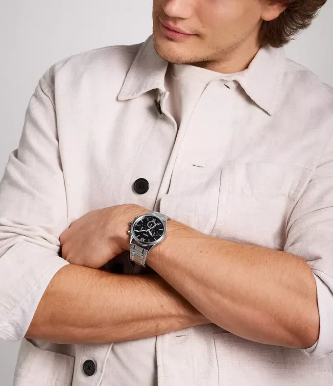 Set di orologi multifunzione Fenmore in acciaio inossidabile