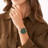 Set di orologi multifunzione in acciaio inossidabile color oro per lui e per lei