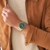 Set di orologi multifunzione in acciaio inossidabile color oro per lui e per lei