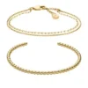 Set regalo bracciale Ellis in ottone dorato