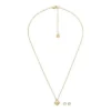 Set regalo collana e orecchini a cuore in acciaio inossidabile dorato Sadie