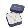 Set regalo collana e orecchini a cuore in acciaio inossidabile dorato Sadie