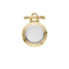 Spilla orologio Scarlette a tre lancette in acciaio inossidabile dorato