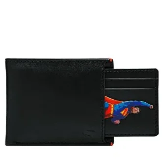 Superman x Fossil Derrick Portafoglio scorrevole 2 in 1