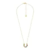 Sutton The Good Luck Collection Collana con pendente a ferro di cavallo in acciaio inossidabile dorato