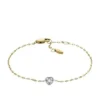 Sutton Tokens Of Affection Bracciale con catena in acciaio inossidabile bicolore