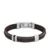 Townsman Leather Essentials Bracciale in pelle marrone