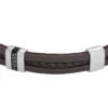 Townsman Leather Essentials Bracciale in pelle marrone