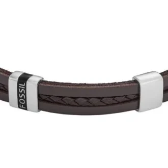 Townsman Leather Essentials Bracciale in pelle marrone
