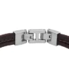 Townsman Leather Essentials Bracciale in pelle marrone